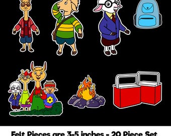 Llama Llama Loves Camping Felt Story Set