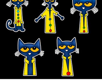 Pete the Cat and His Four Groovy Buttons Felt Story Set