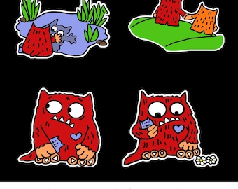 The Love Monster Felt Story Set