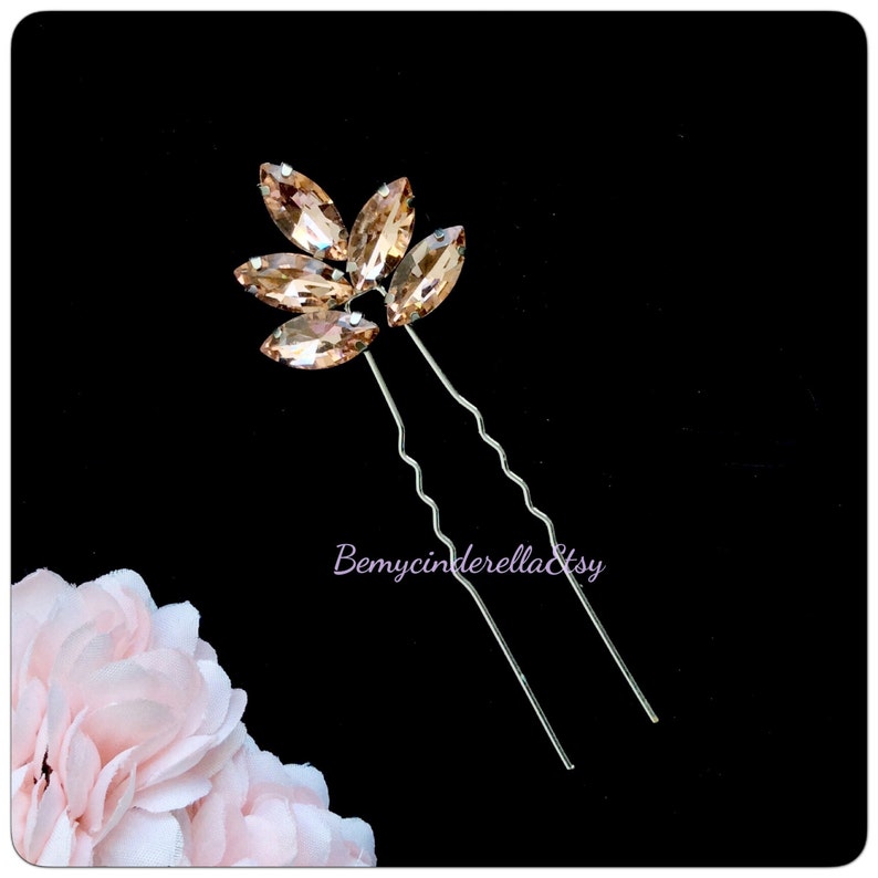 5 colors Hair Pins Bridal Hair Pins Wedding Hair Pins Etsy