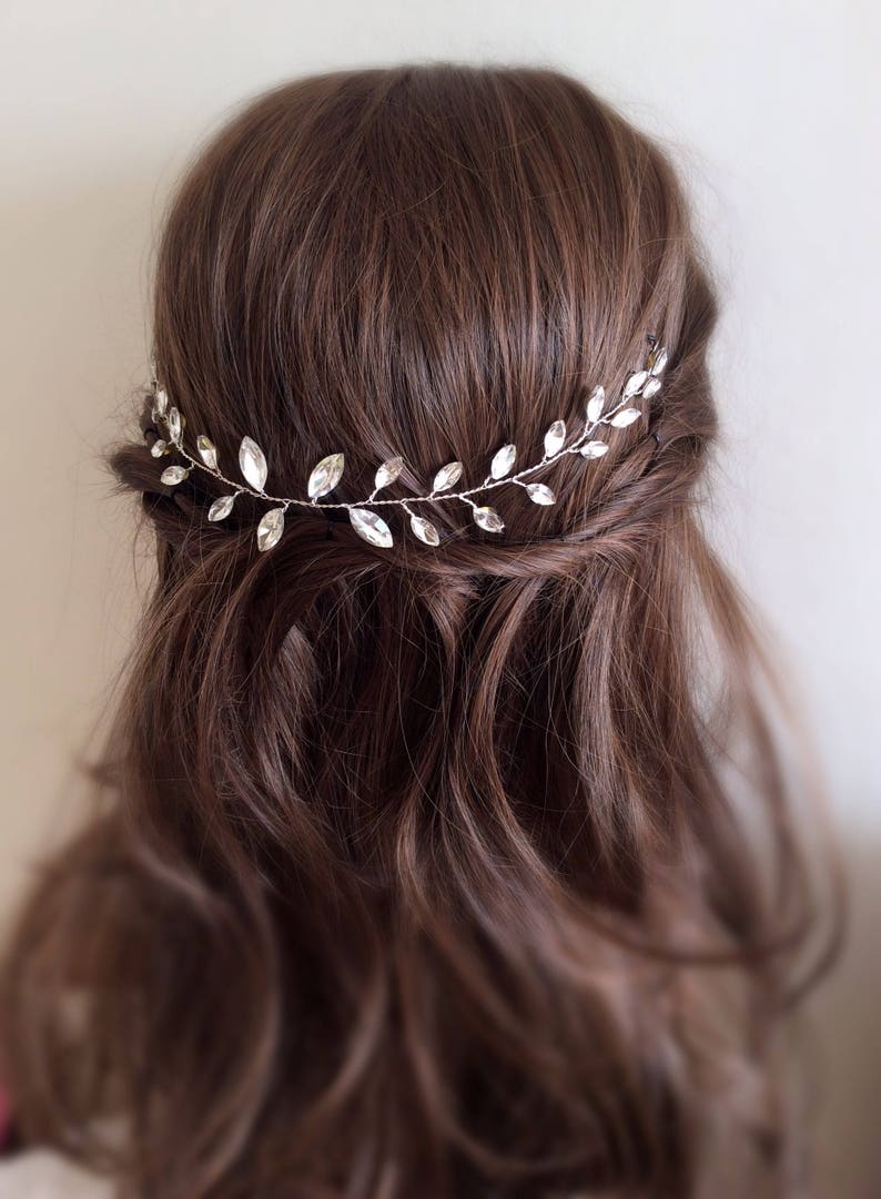 bridal hair accessory, Hair Vine Bridal Hair Piece crystal hair vine Wedding Hair Vine Wedding Hair Piece Bridal Hair Vine
