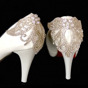 Rhinestone Bridal shoes appliqués rhinestone wedding shoes appliqués Rhinestone shoes appliqués