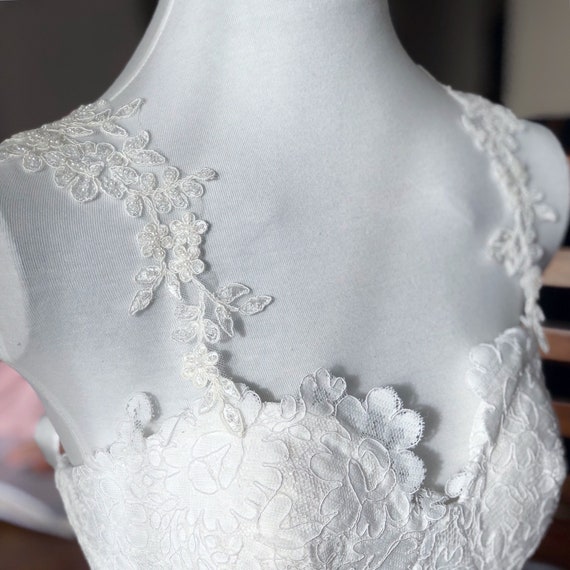 Exquisite Beaded Bridal Straps Detachable Bridal Straps Etsy
