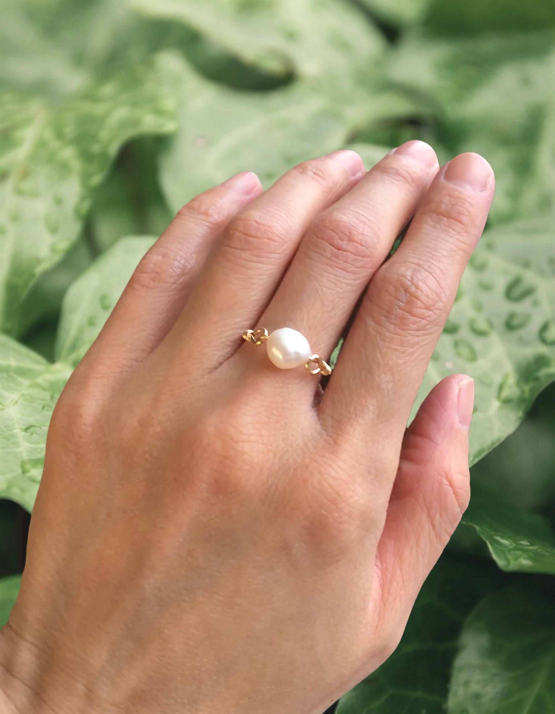 Natural Pearl Ring,925 Sterling Silver,Astrological Ring For Beloved Men &  Woman - Walmart.com