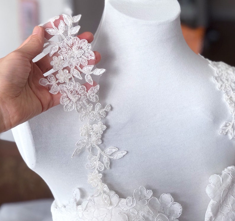 Exquisite Beaded Bridal Straps Detachable Bridal Straps Etsy