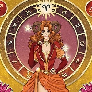 Widder - Original Illustration Print