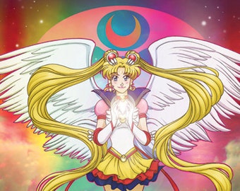 Eternal Sailor Moon fan art original illustration print