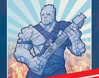 The Revolution Has Begun - Thor Ragnarok fan art original illustration print