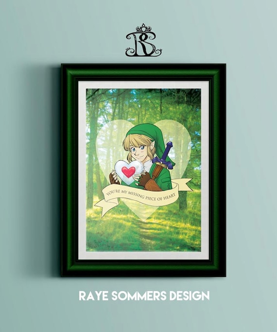 Link Valentine- Legend of Zelda Fan Art Original Illustration