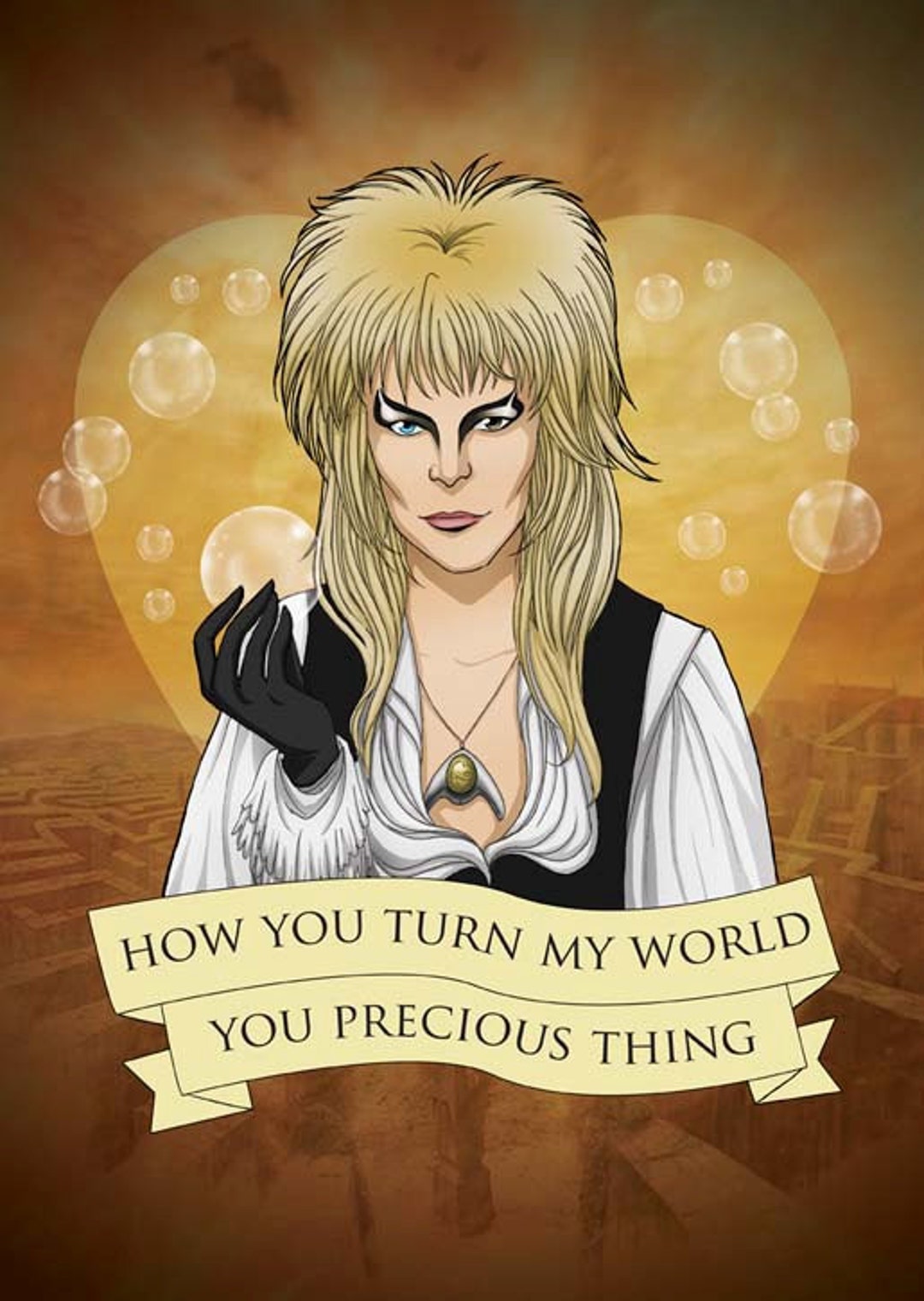Jareth the Goblin King Valentine Labyrinth Fan Art Original - Etsy Sweden Jareth the Goblin King Valentine Labyrinth Fan Art Original - Etsy Sweden