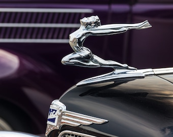 Buick, Hood Ornament, Art Deco, Photograph, Photo, Wall Art, Man Cave, Street Rod, Hod Rod, Car, Classic, Vintage, Guy Decor, Wall Decor