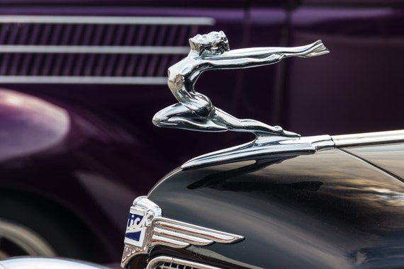 Closeup Of The Vintage American Car Hood Ornament At The Antique Automobile  Association Of Brooklyn Annual Show On June 10, 2012 In Brooklyn, New York,  USA Stock Photo, Picture and Royalty Free