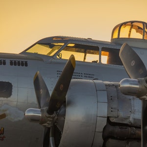B-17, Bomber, Aluminium bedeckt, Flugzeug, Luftwaffe, Wand Kunst, Mann Höhle, fliegen, Weltkrieg, Fine Art Photography