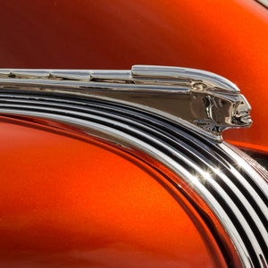Hood Ornament, Art Deco, Fotografie, Foto, Wandkunst, Männerhöhle, Street Rod, Hod Rod, Auto, Classic, Vintage, Guy Decor, Wanddeko