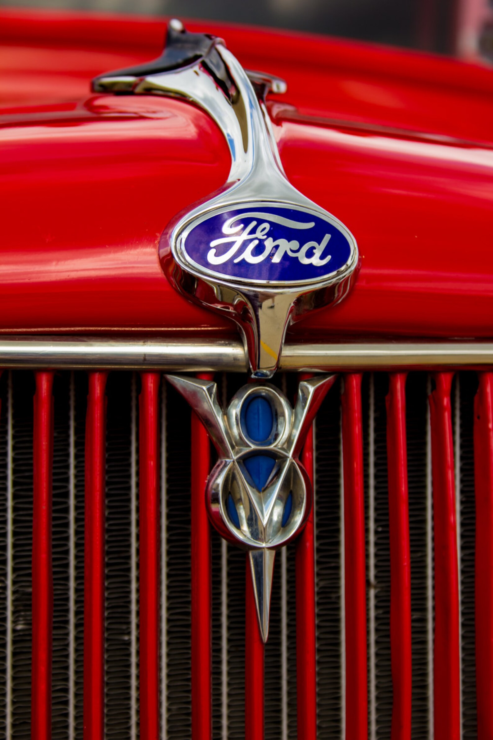 Ford v8 Custom Hood ornament