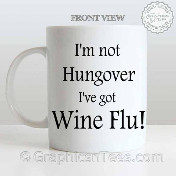 Wine Flu Etsy
