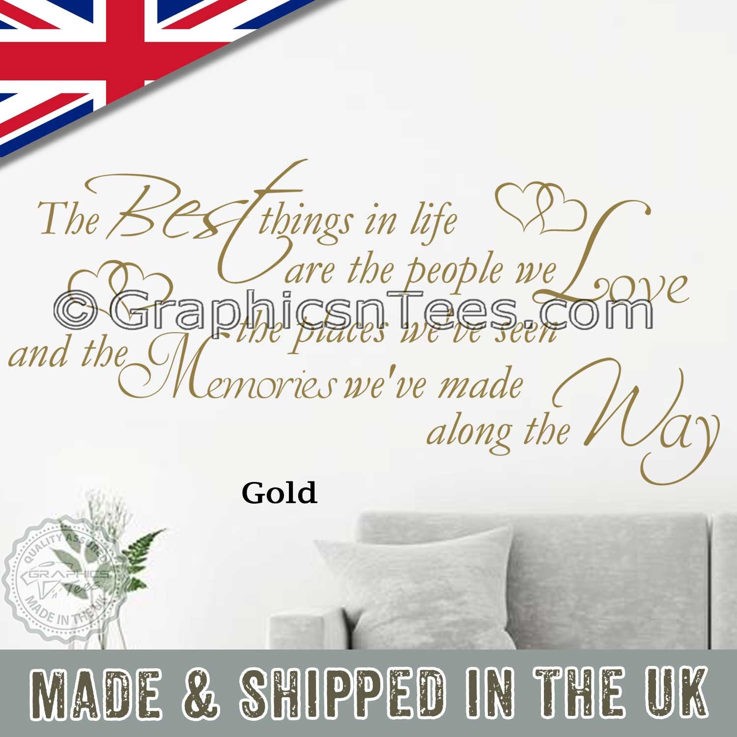 Best Things in Life Inspirational Family Wall Sticker Home Etsy