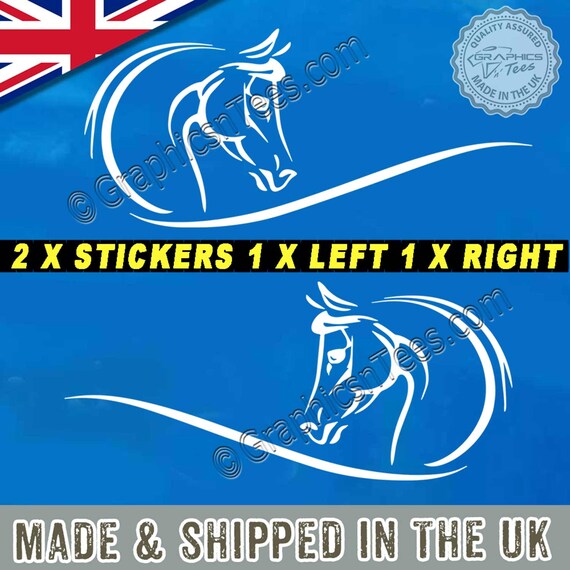 Decal Per Camion Horsebox Adesivi Grafici Per Scatola Cavalli - Foto 3