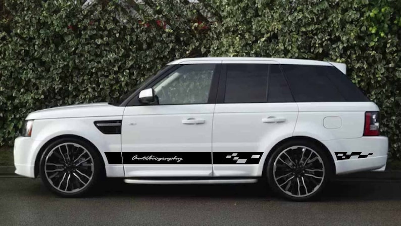 Range Rover Sport Rayas Laterales Personalizado Vinilo Calcomanía Gráfico-en Varios Colores