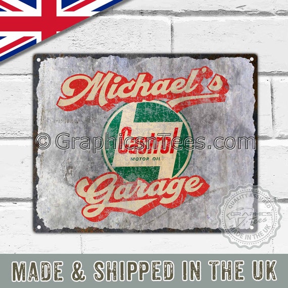Metal Garage Signs Personalised Vintage Signs for Garage Etsy UK