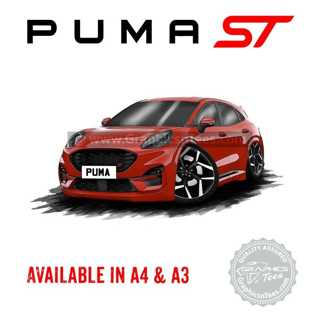 Puma ST Cartoon Caricature Fantastic Red With a Choice of Alloy