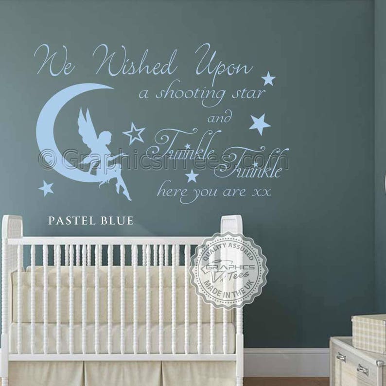 Nursery Wall Sticker Baby Boy Girls Bedroom Wall Decor We Etsy