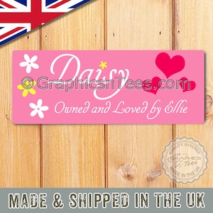 Horse Name Plate Personalised Stable Door Sign Personalized Aluminium Metal Plaque Ideal Gift