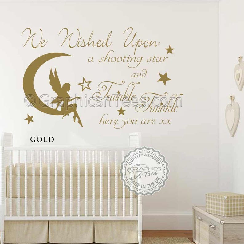 Nursery Wall Sticker Baby Boy Girls Bedroom Wall Decor We Etsy