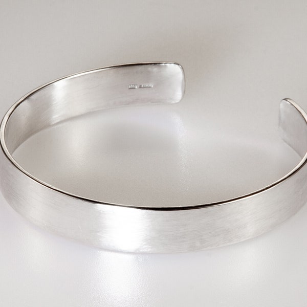 Silver cuff bracelet, a simple keepsake bracelet that you can wear time after time and treasure forever.