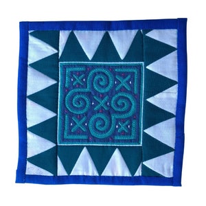 Trivet | Hot Pad | Hmong | Paj Ntaub | Double-Layered