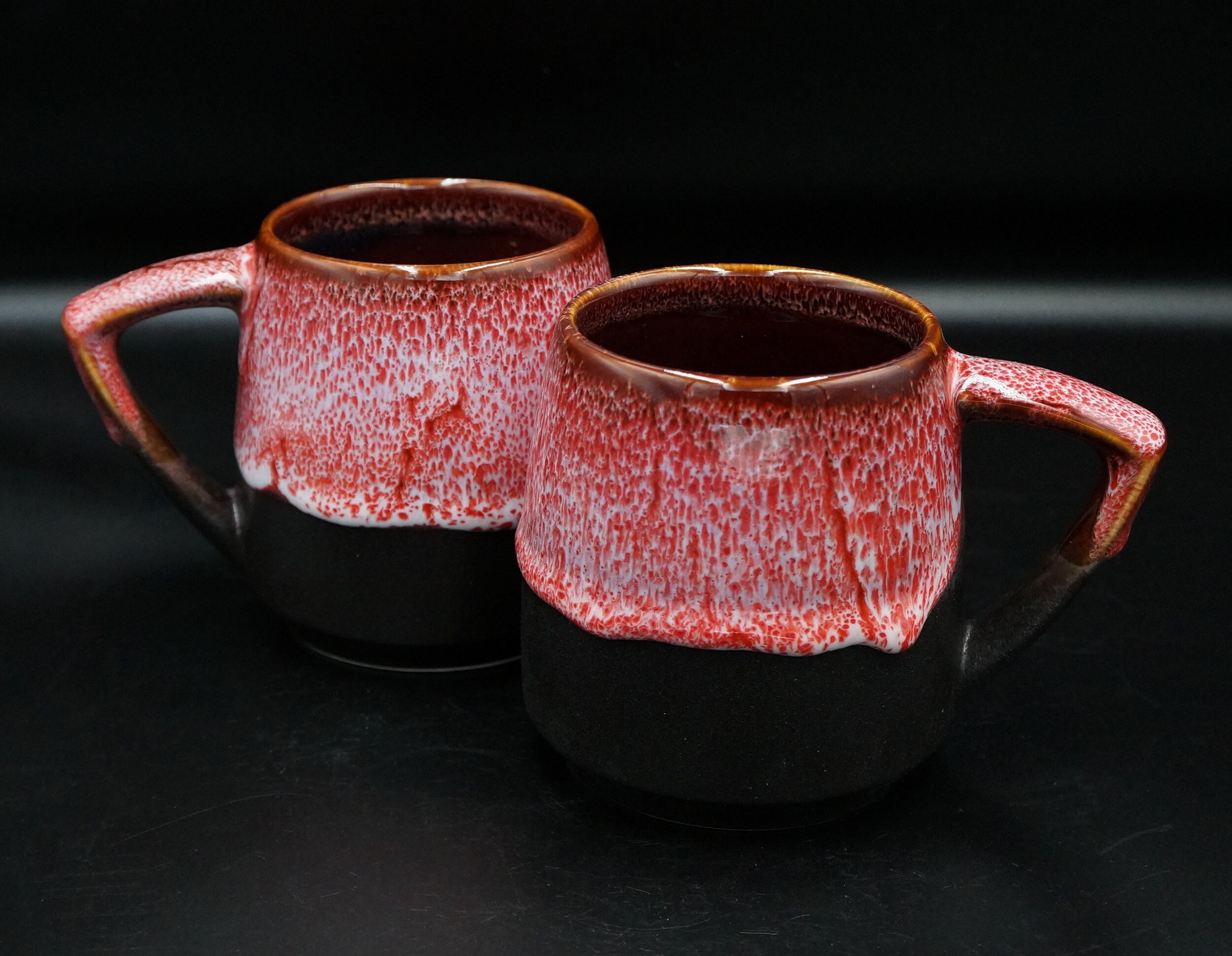 Handmade mugs ceramic 14 oz Set of 2 Etsy