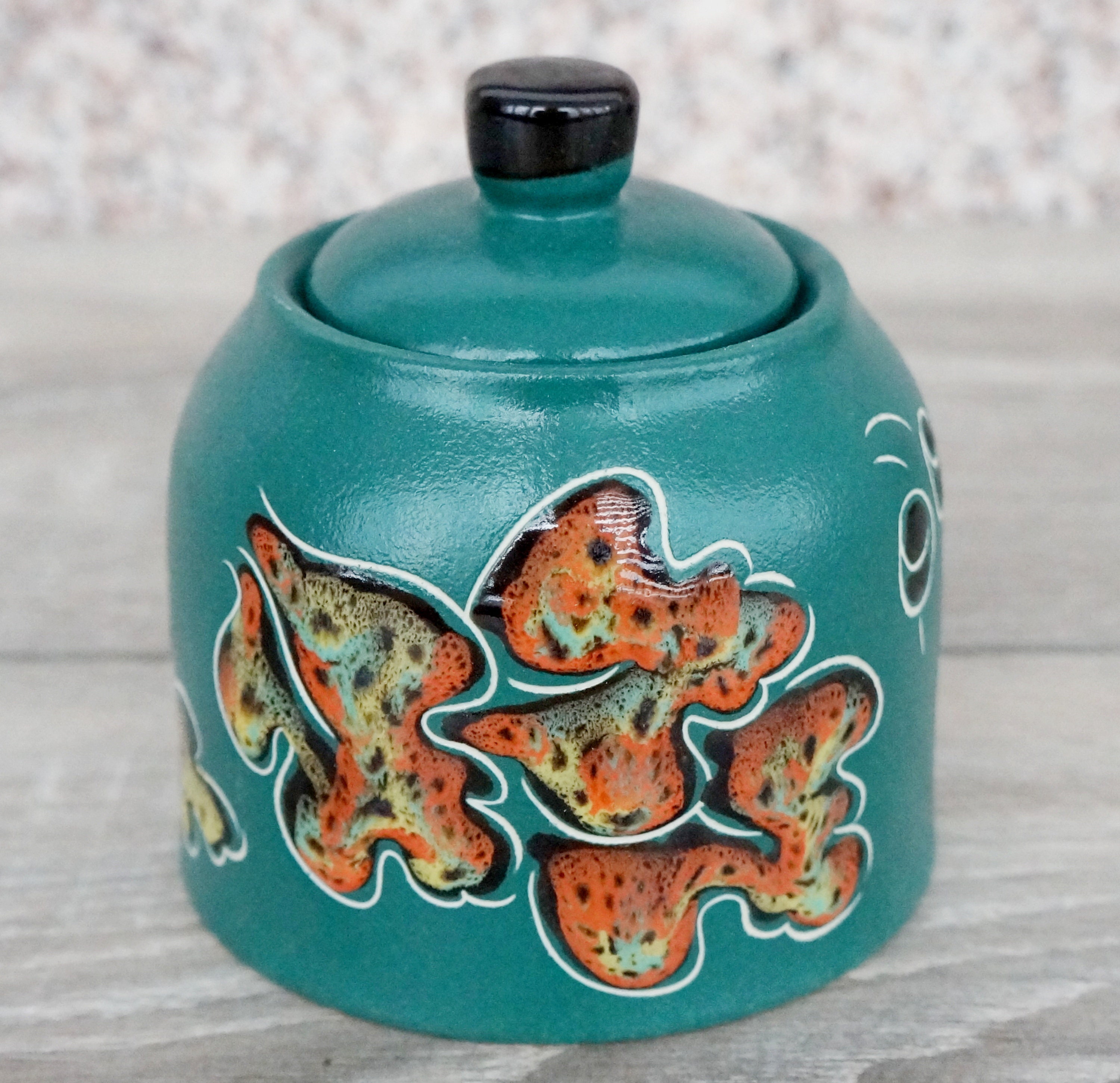 Owl gift for me Ceramic sugar bowl with lid Pottery lidded Etsy