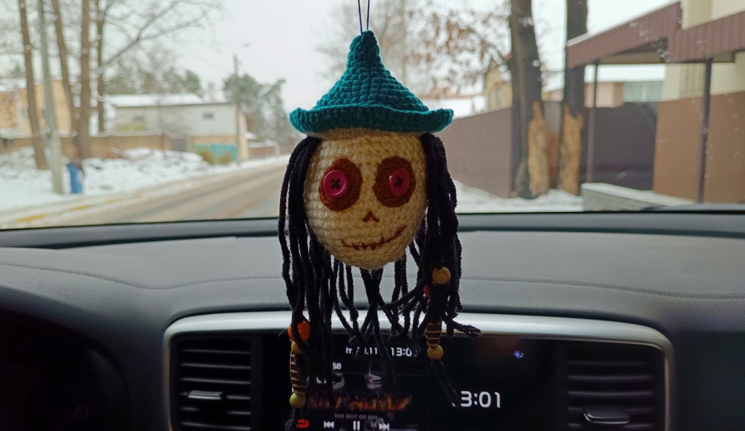 Head Ornament Car Mirror Pendant Car Mirror Hanging Accessories