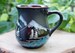 Mountain mug ceramic him or her mug hiking gift adventure awaits ceramic mug hand-painted Christmas gift 