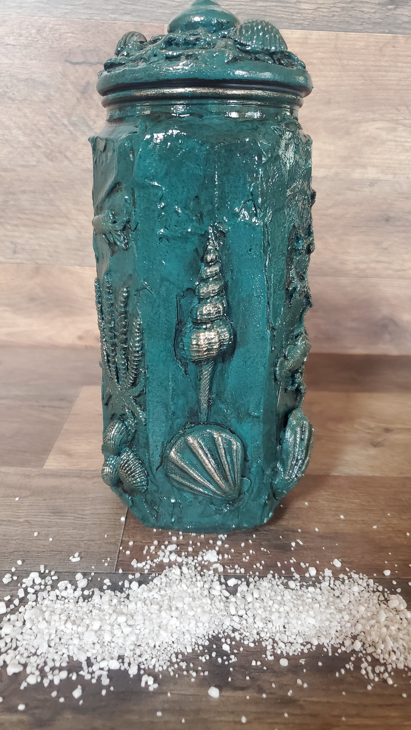 Mermaid Bath Salt Storage Jar Large Etsy