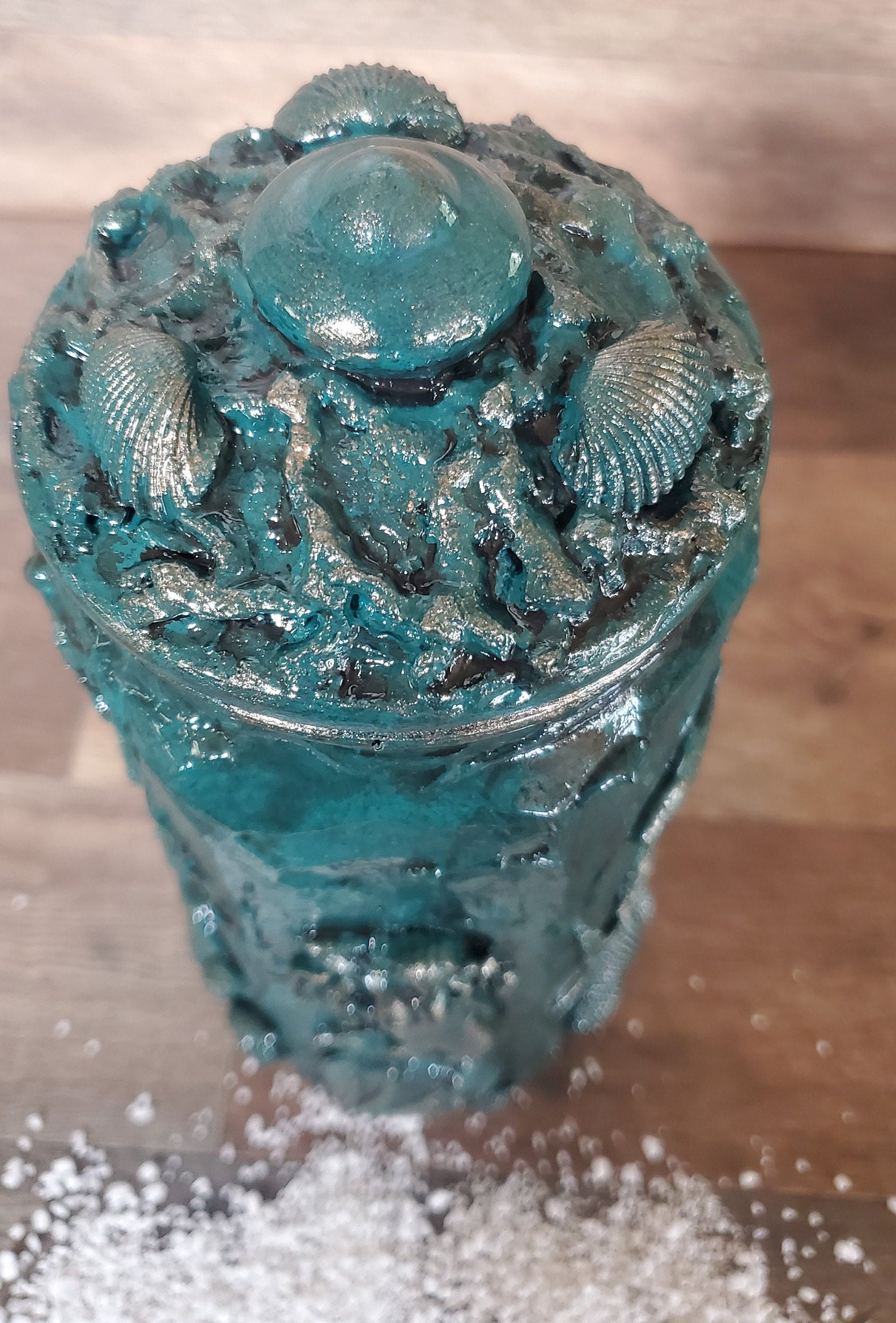 Mermaid Bath Salt Storage Jar Large Etsy
