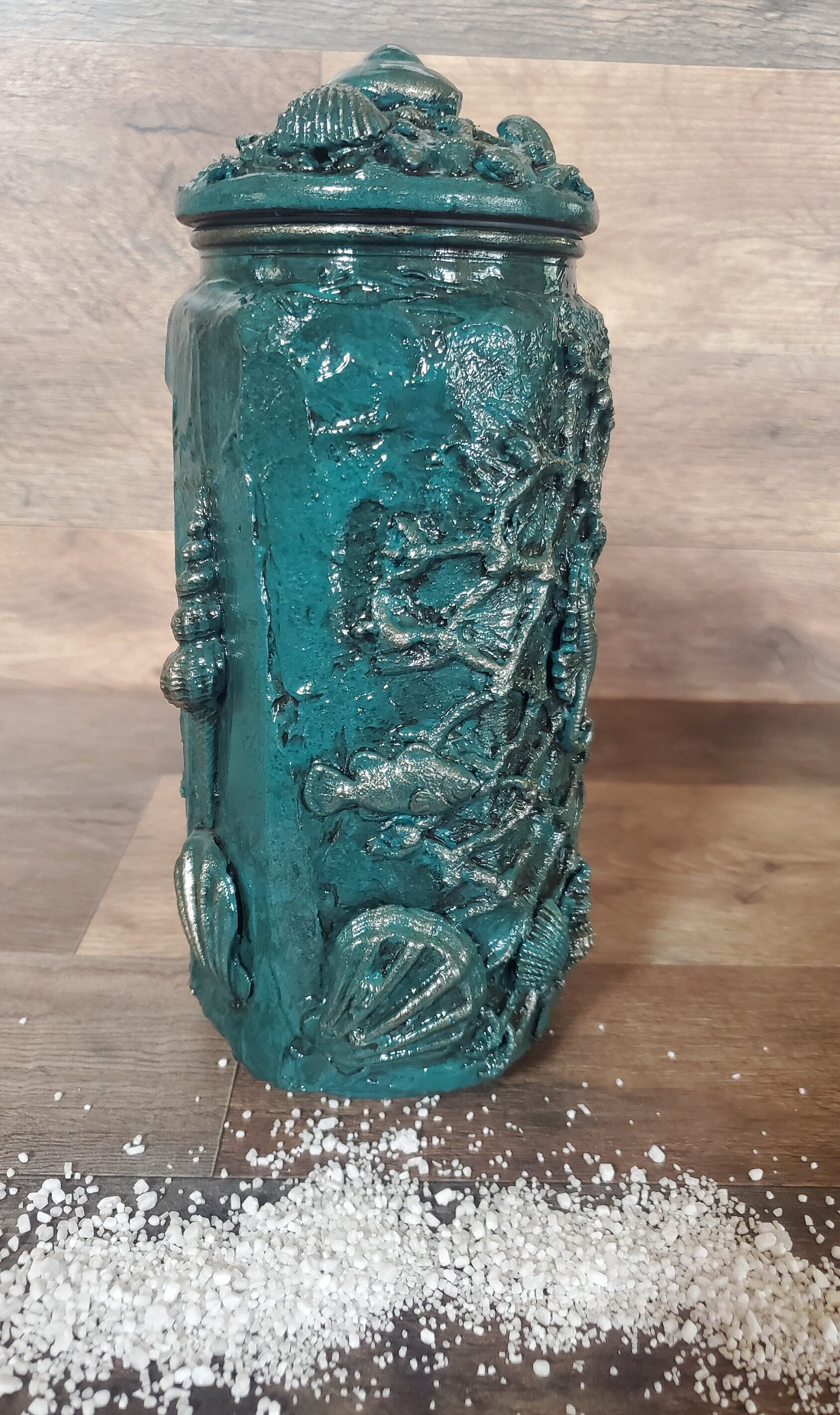Mermaid Bath Salt Storage Jar Large Etsy
