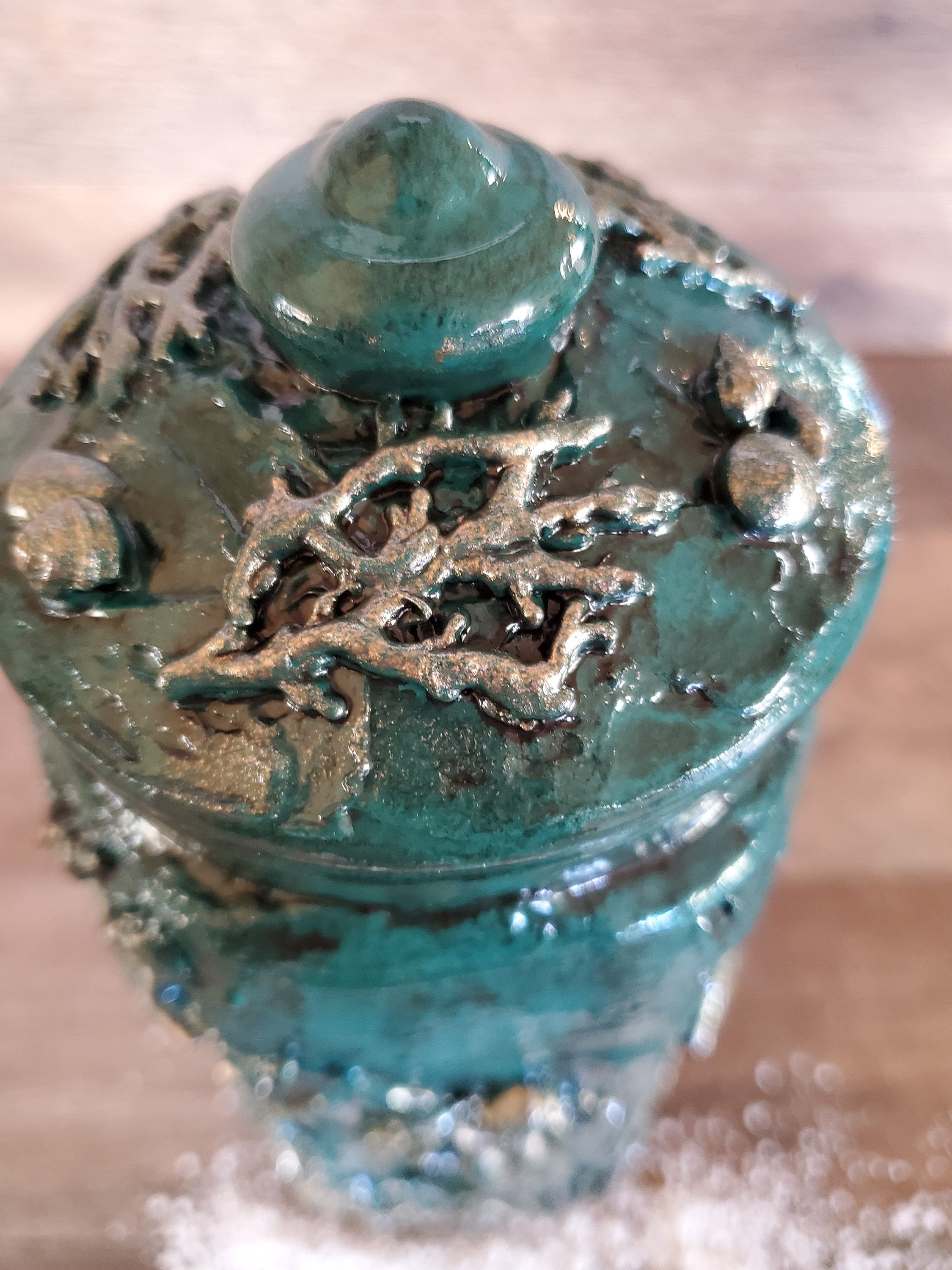 Mermaid Bath Salt Storage Jar Large Etsy