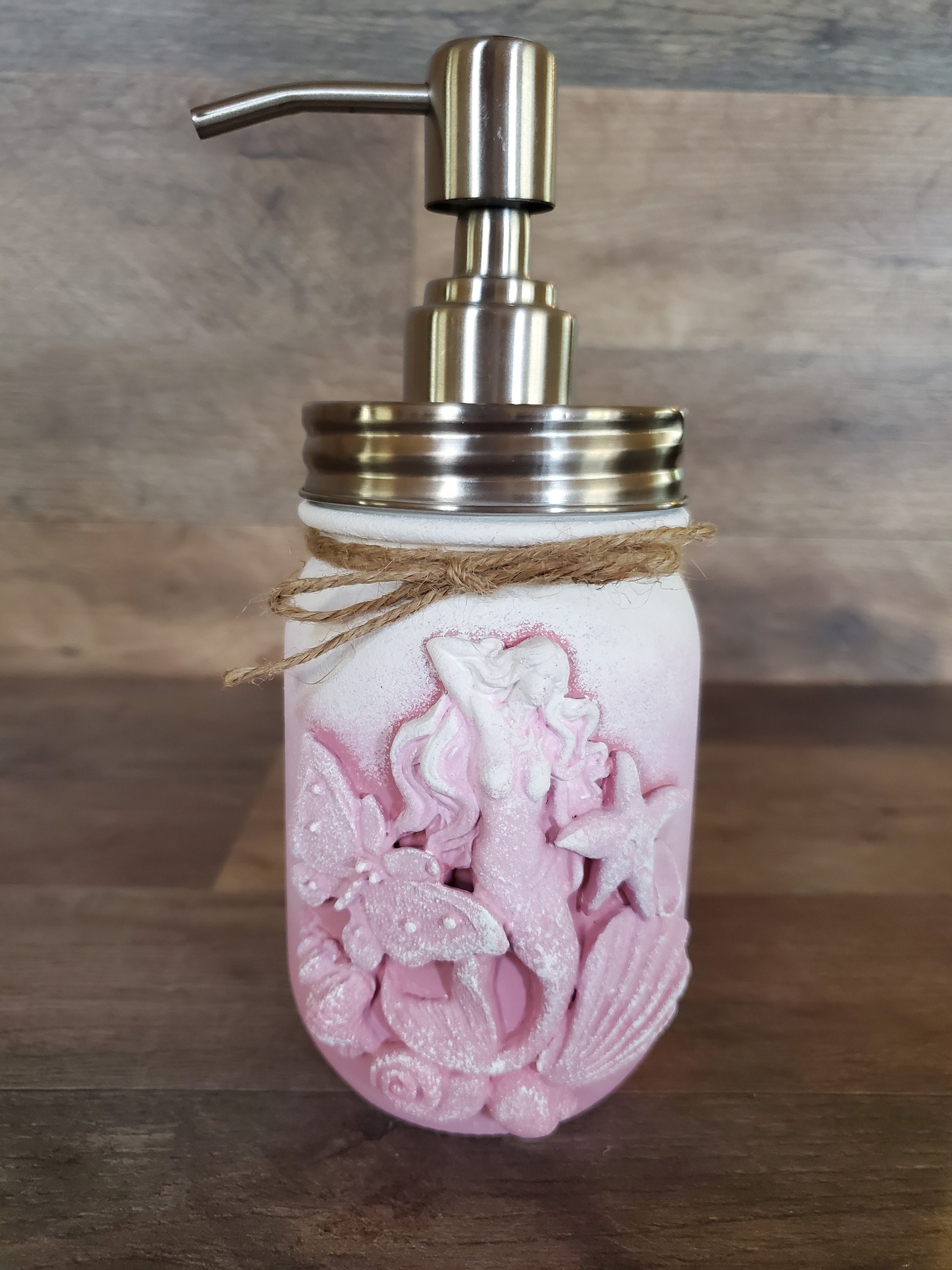 Pink Mermaid and Butterfly Bathroom Set Etsy