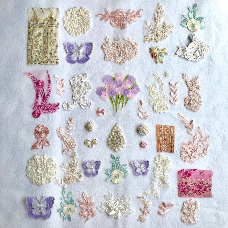 Embellishments Kit 2/Shabby Chic/Inspiration Kit/Great for Etsy