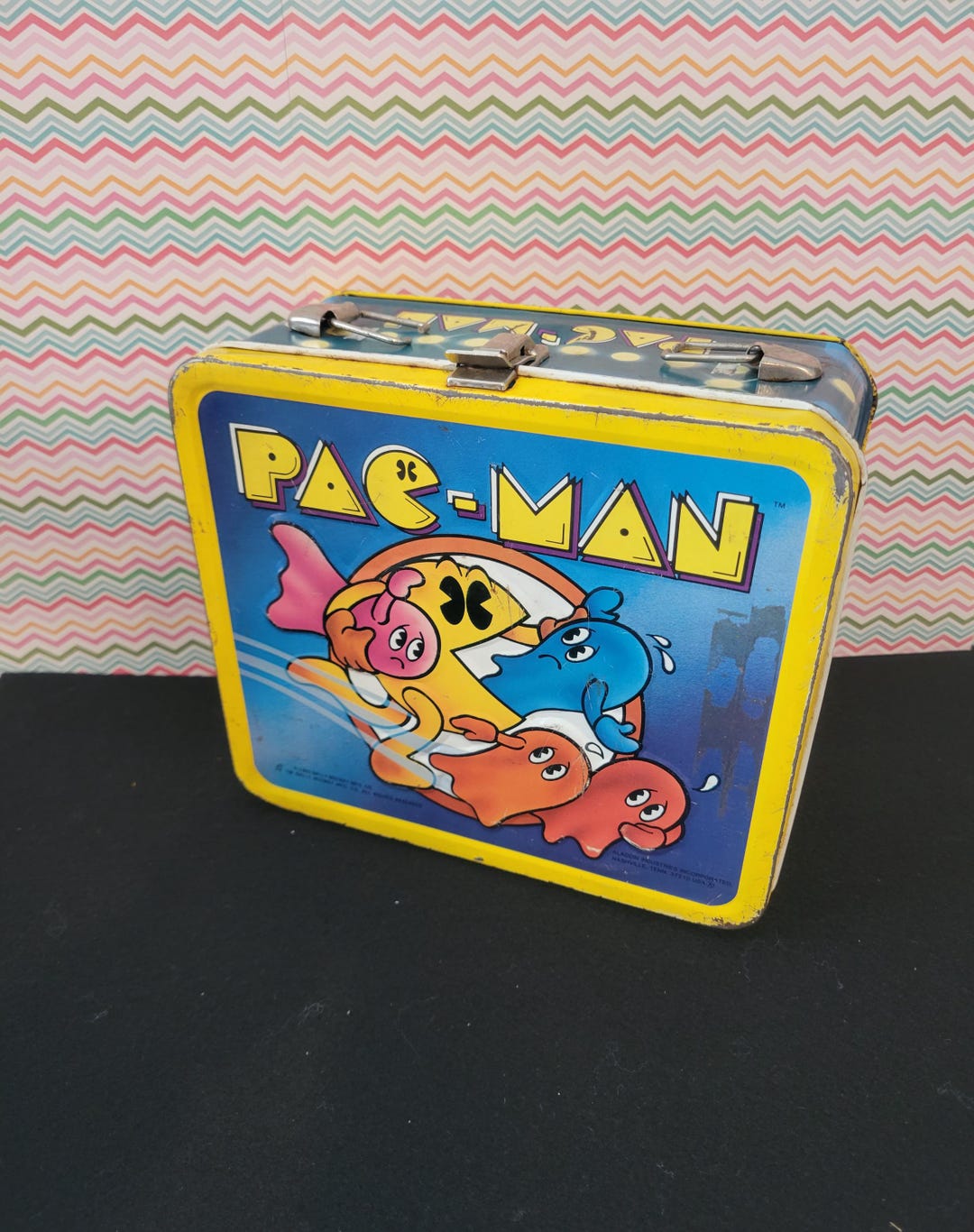 Vintage Pac-man Metal Lunch Box - Etsy