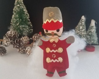 Vintage Christmas Toy Soldier Ornament/Figurine