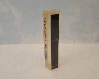 Vintage Acrylic Thermometer -Tempra Promotional Item