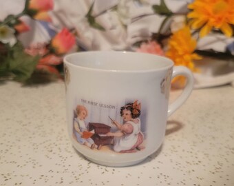 Vintage Tea Cup with Childrens Motif - Made in Germany