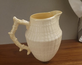 Vintage Belleek Limpet Pitcher/Creamer - 6th Green Mark - Made in Ireland