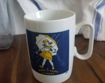 Vintage Morton Salt Coffee Mug
