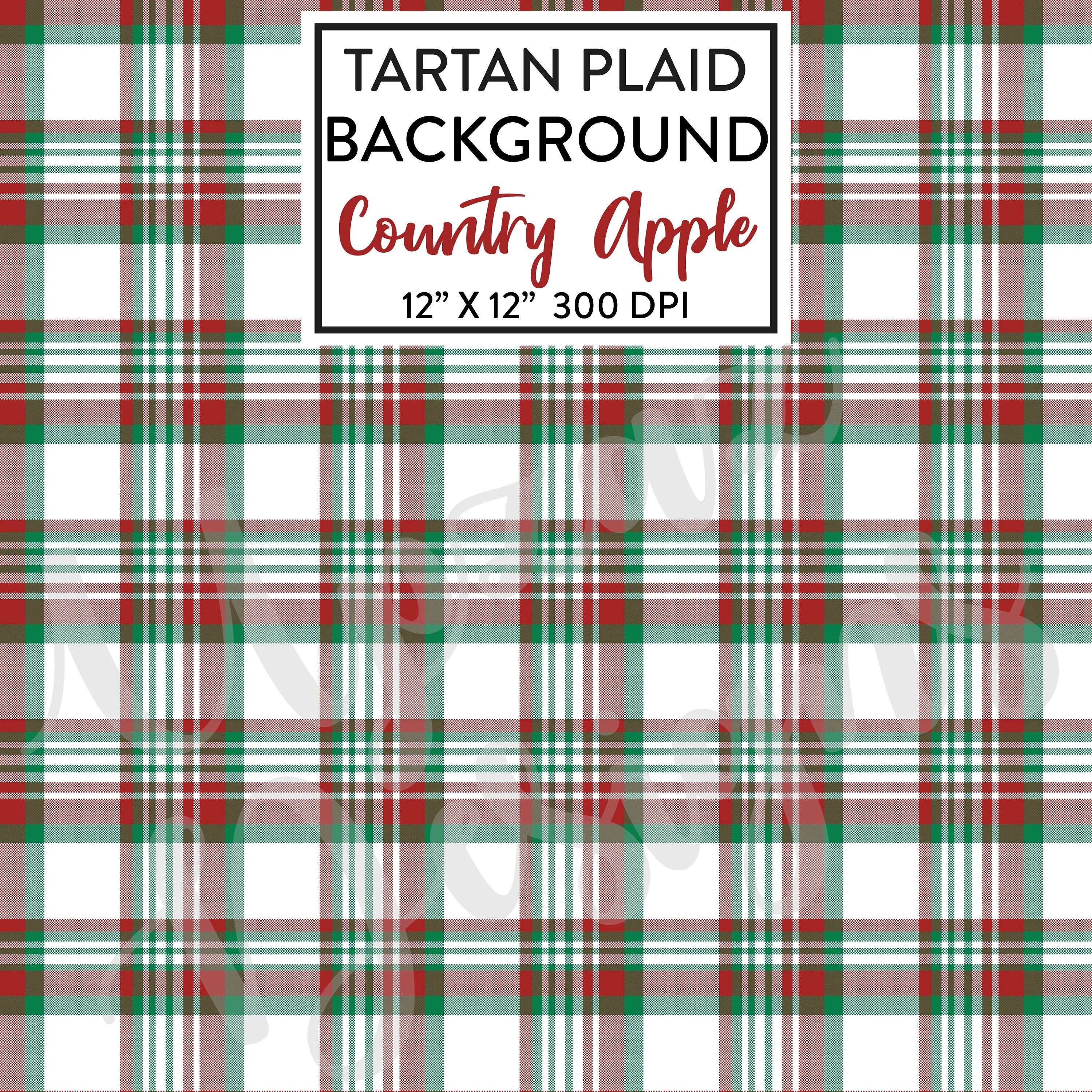 Red And Green Plaid Background