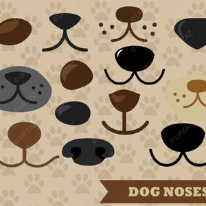 Hond neus Clipart, Vector Graphics, hond SVG, hond neuzen, digitale illustraties - UZ640