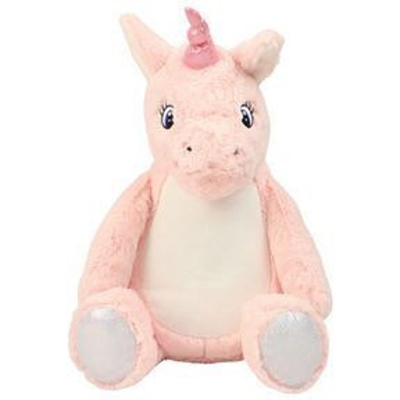 pink unicorn teddy