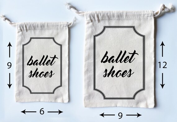 Ballet shoe bags personalized hotsell